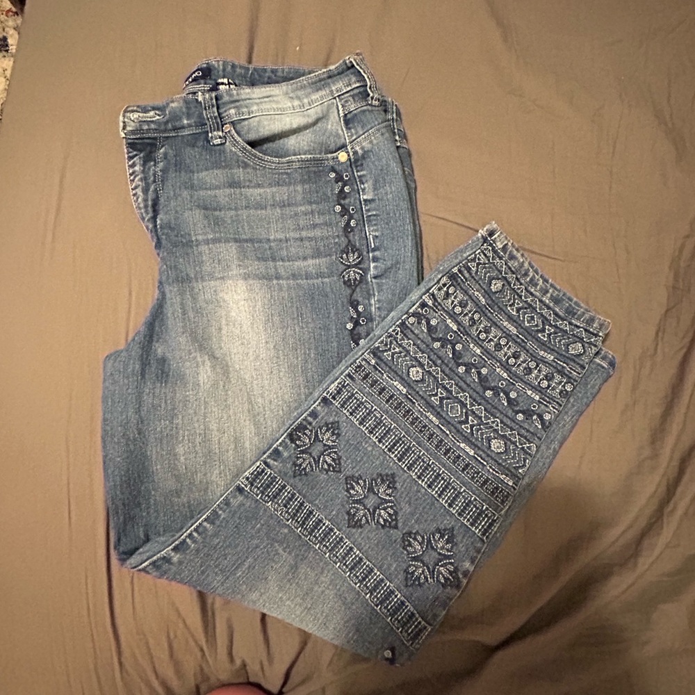 Embroidered Bandolino Jeans